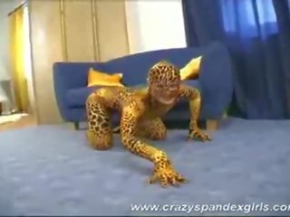 Crazy spandex young daughter teasing sex movie